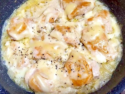 カリッと焼いて豆乳で煮るシュクメルリ